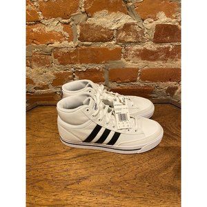 Adidas New Retrovulc Mid White Athletic Shoes Size 9 NWOB